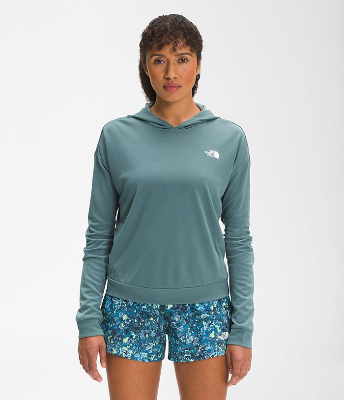 The North Face Bluza Damska Niebieska Wander Sun - JLWY60491